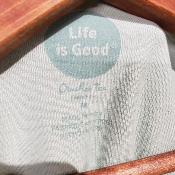 Life Is Good Christmas Crusher Long Sleeve Dog And Cat Santa Hats Medium Green - Picture 5 of 7